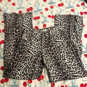 Leopard Print Women's Shorts